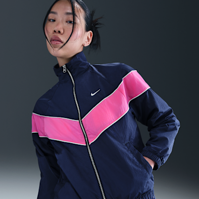 Nike Windrunner Women's Loose UV Woven Full-Zip Jacket. Nike ID